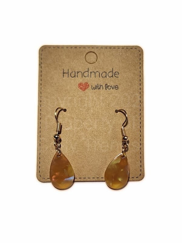 Golden Waterdrop Earrings