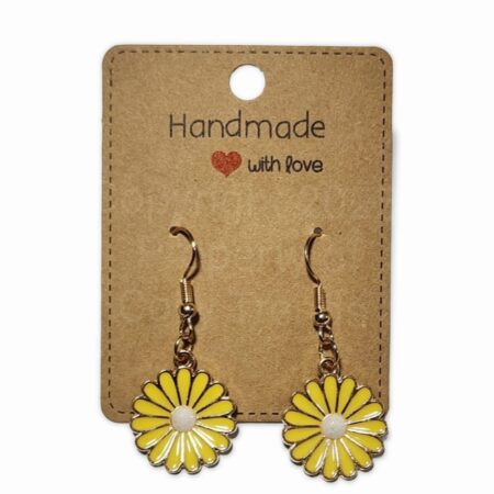 Yellow Daisy Earrings