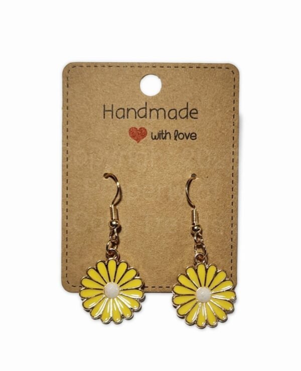 Yellow Daisy Earrings