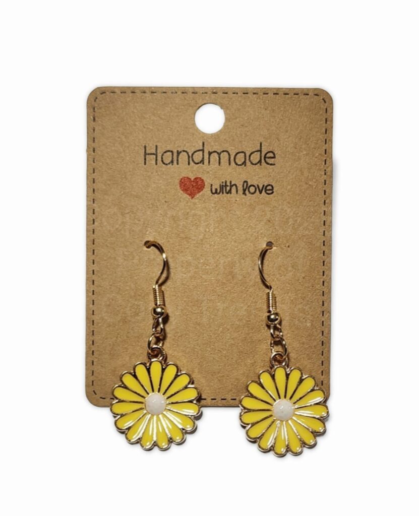 Yellow Daisy Earrings